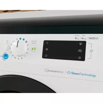 Lave linge séchant hublot INDESIT BDE96435WKVFR – Image 8