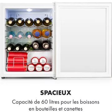 Mini réfrigérateur KLARSTEIN Beersafe XL 60 litres - Argent – Image 5