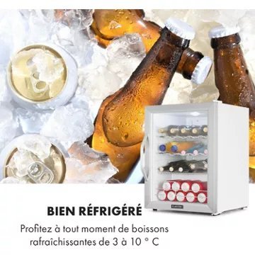 Mini réfrigérateur KLARSTEIN Beersafe XL 60 litres - Argent – Image 6