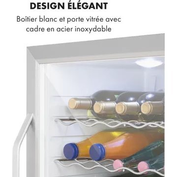Mini réfrigérateur KLARSTEIN Beersafe XL 60 litres - Argent – Image 9