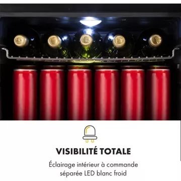 Mini réfrigérateur KLARSTEIN Beersafe L 47 litres - Noir – Image 7