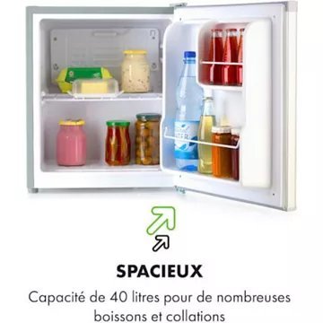 Mini réfrigérateur KLARSTEIN Scooby - Argent – Image 5