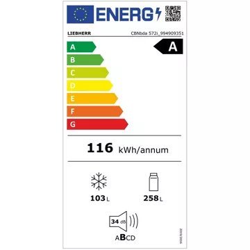 Réfrigérateur combiné LIEBHERR CBNbda572i-22 BioFresh – Image 6