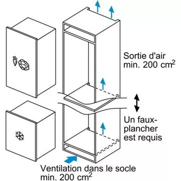 Congélateur top BOSCH GIV21AFE0 – Image 7