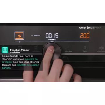 Four encastrable fonction vapeur GORENJE BPSA6747A08BG Airfry – Image 29