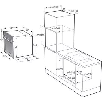 Four encastrable fonction vapeur HISENSE BSA66334PX – Image 15