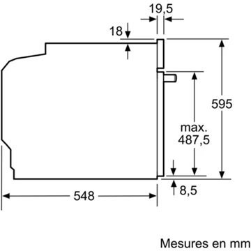 Four encastrable fonction vapeur NEFF B6AVH7AN1 N50 – Image 7