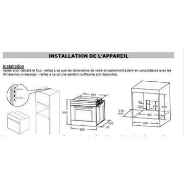 Four encastrable BRANDT BOC8000X – Image 5