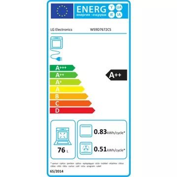 Four encastrable fonction vapeur LG WS9D7672CS SteamAssist – Image 8