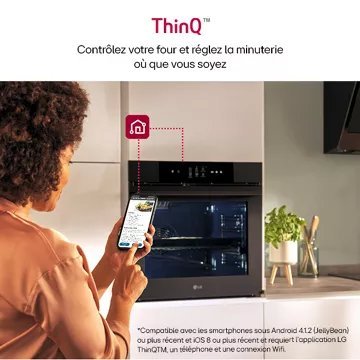 Four encastrable fonction vapeur LG WS9D7672CS SteamAssist – Image 10