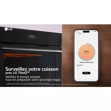 Four encastrable fonction vapeur LG WS9D7672CS SteamAssist – Image 23