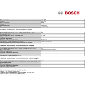Four encastrable BOSCH CMG7761B1 série 8 Air Fry – Image 8
