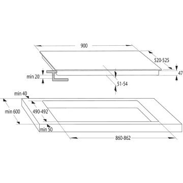 Table vitrocéramique GORENJE ECS959BCSC XL – Image 5