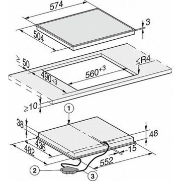 Table vitrocéramique MIELE KM 6527 FR – Image 5