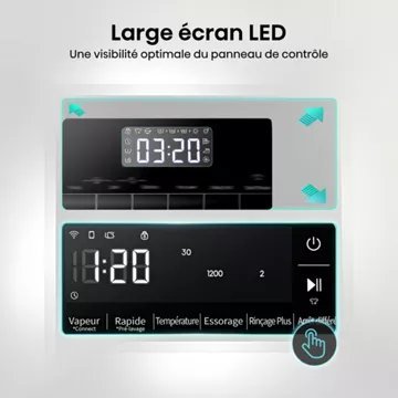 Lave linge séchant hublot HISENSE WD3S8043BW3 – Image 10