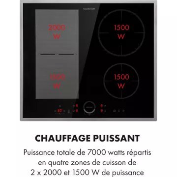 Table induction KLARSTEIN Delicatessa 60 - 7000W – Image 4