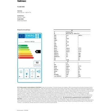 Hotte décorative murale FALMEC PLANE 1430 NRS – Image 8