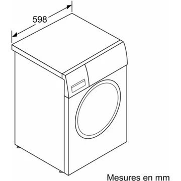 Lave linge hublot BOSCH WGG254FSFR – Image 8