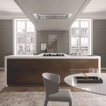 Hotte plafond ROBLIN Plafond INSPIRATION 1200 INOX – Image 3