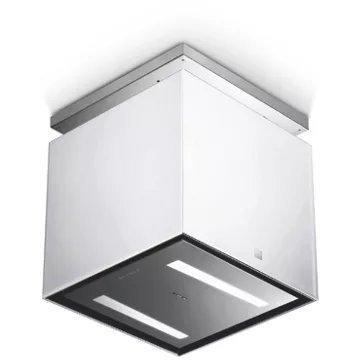 Hotte décorative îlot ROBLIN EPSILONE 400 VERRE BL – Image 2