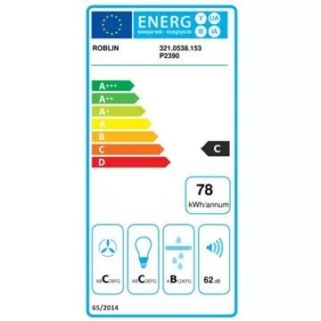 Hotte décorative îlot ROBLIN MARGAUX ILOT 1100 METAL – Image 3