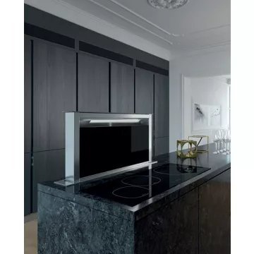 Hotte plan de travail ROBLIN ZELIE 900 VERRE NOIR – Image 2