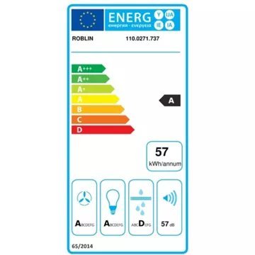 Hotte plan de travail ROBLIN ZELIE 900 VERRE NOIR – Image 4