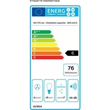 Hotte décorative îlot FALMEC LUMENRS2732 – Image 6