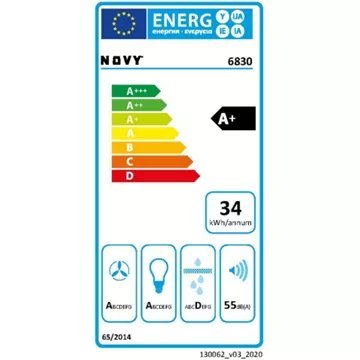 Hotte plafond NOVY PURE' LINE hotte plafond 6830 Plafonnier – Image 3