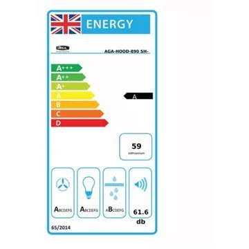 Hotte décorative murale AGA AGA-HOOD-890 SH-LIN – Image 3