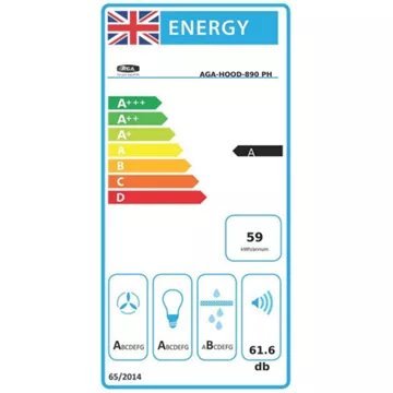 Hotte décorative murale AGA AGA-HOOD-890 PH-LIN – Image 3