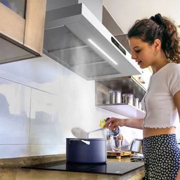 Hotte décorative murale CIARRA CD9102W – Image 6