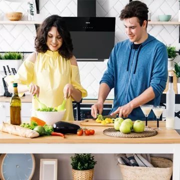 Hotte décorative murale inclinée CIARRA VMCF6736H – Image 8