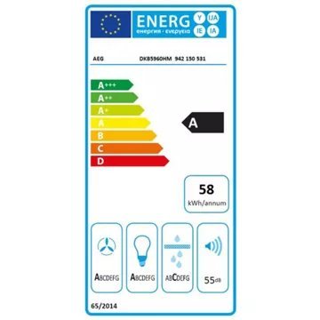 Hotte décorative murale AEG DKB5960HM – Image 7