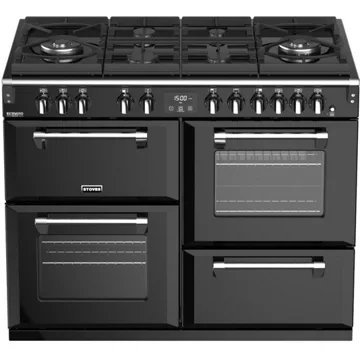 Piano de cuisson gaz STOVES RICHMOND GLASS 110 DFT NOIR – Image 2