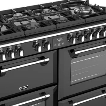 Piano de cuisson gaz STOVES RICHMOND GLASS 110 DFT NOIR – Image 3