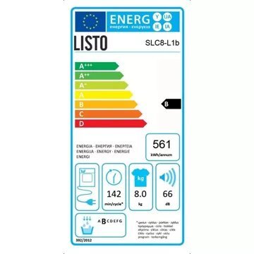 Sèche linge à condensation LISTO SLC8-L1b – Image 3