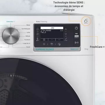 Sèche linge pompe à chaleur HAIER HD100-A2959RE-FR – Image 4