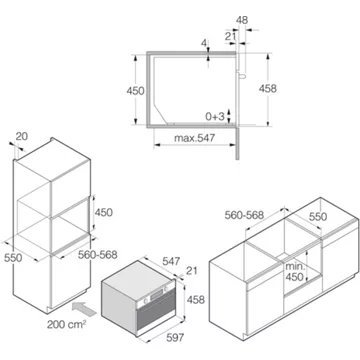 Micro ondes combiné encastrable ASKO OCM8464S – Image 4
