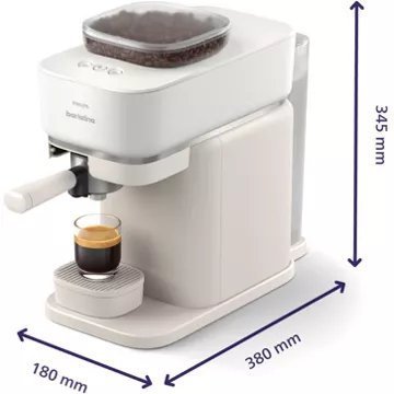 Expresso broyeur PHILIPS BAR303/00 Milky White + mousseur à lait – Image 4