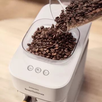 Expresso broyeur PHILIPS BAR303/00 Milky White + mousseur à lait – Image 8