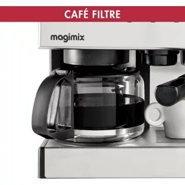 Expresso combiné cafetière MAGIMIX 11423 AUTO CHROME MAT – Image 7