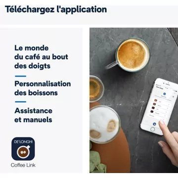 Expresso Broyeur DELONGHI Dinamica Plus FEB3795.T Titanium – Image 8