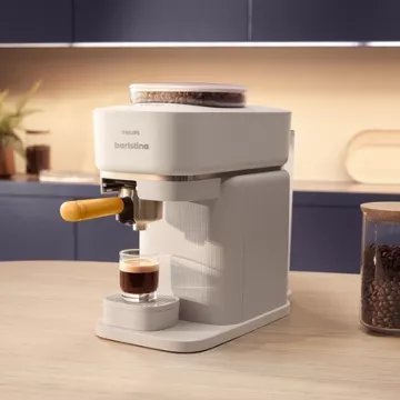 Expresso broyeur PHILIPS BAR300/03 milky white yellow – Image 5