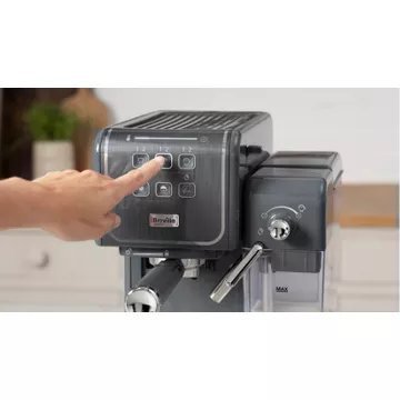 Expresso combiné cafetière BREVILLE Prima Latte III gris foncé VCF146X – Image 4