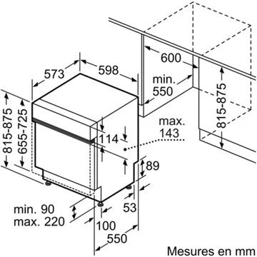 Lave vaisselle encastrable BOSCH SMI6ZCS22E Serenity Zeolith – Image 13