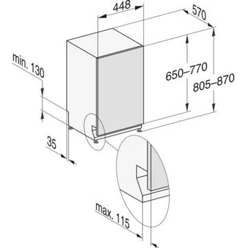 Lave vaisselle encastrable MIELE G 5590 SCVi SL – Image 8