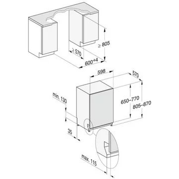 Lave vaisselle encastrable MIELE G 7655 SCVi XXL AutoDos – Image 13