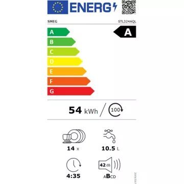 Lave vaisselle encastrable SMEG STL324AQL – Image 3