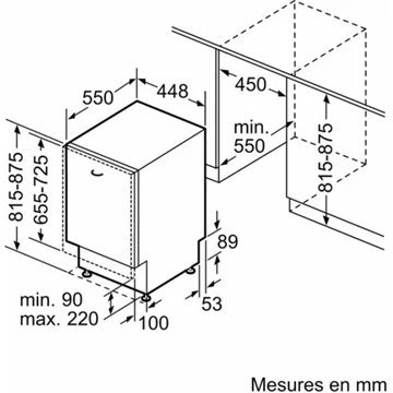 Lave vaisselle encastrable BOSCH SPV4EMX10F – Image 12